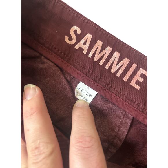 J.Crew‎ Sammie Burgundy Stretch Chino Pants Size 28 - Picture 5 of 6